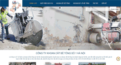 Desktop Screenshot of khoancatbetong24h.com
