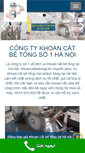 Mobile Screenshot of khoancatbetong24h.com